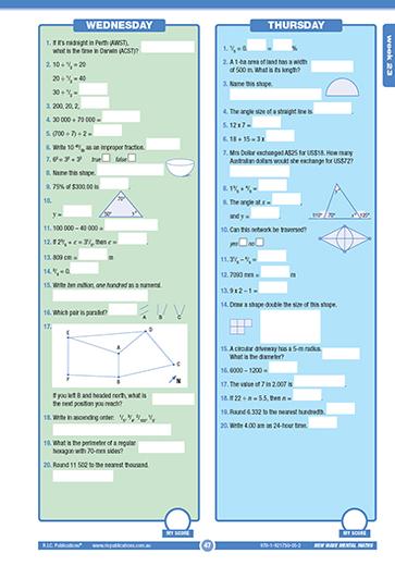 new wave mental maths book g year 7 ric publications