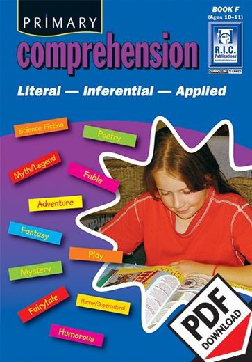 Primary Comprehension – Literal, Inferential, Applied Book F – Ages 10 ...