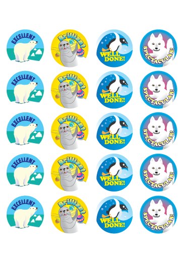 Polar Animals stickers – 100 pack | Cross–Curricular, Stickers