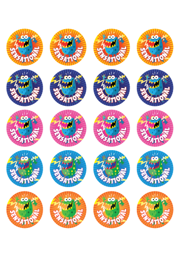 Monster – Sensational stickers – 100 pack | Cross–Curricular, Stickers