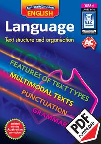 AC English | Language – Structure and organisation | Year 4 ebook