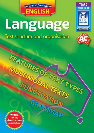 Picture of Australian Curriculum English – Language – Text structure and organisation – Year 5