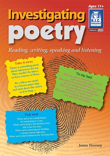 Picture of Investigating Poetry – Reading, writing, speaking and listening – Ages 11+