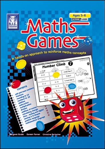 Picture of Maths Games – A hands-on approach to reinforce maths concepts – Ages 5–6