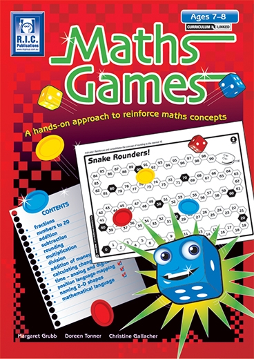 Picture of Maths Games – A hands-on approach to reinforce maths concepts – Ages 7–8