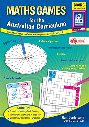 Picture of Maths games for the Australian Curriculum – Years 3 and 4