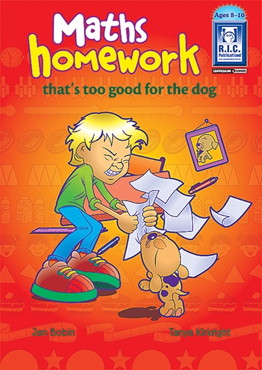 Picture of Maths homework that's too good for the dog – Ages 8–10