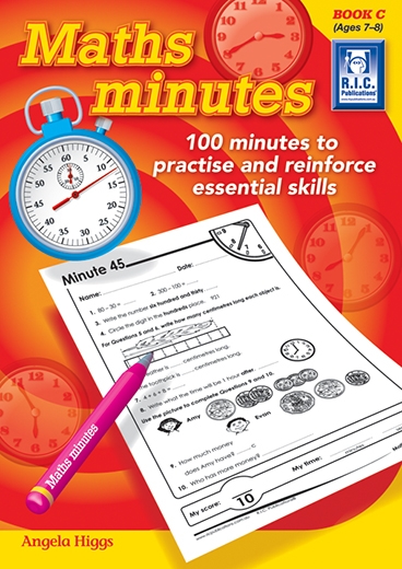 Picture of Maths Minutes – 100 minutes to practice and reinforce essential skills Book C – Ages 7–8