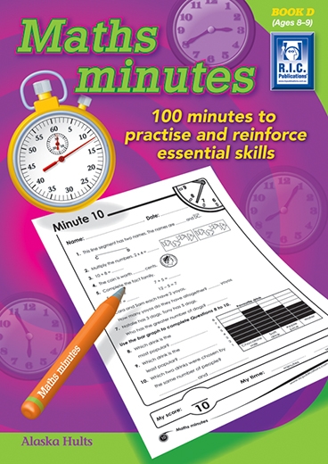 Picture of Maths Minutes – 100 minutes to practice and reinforce essential skills Book D – Ages 8–9