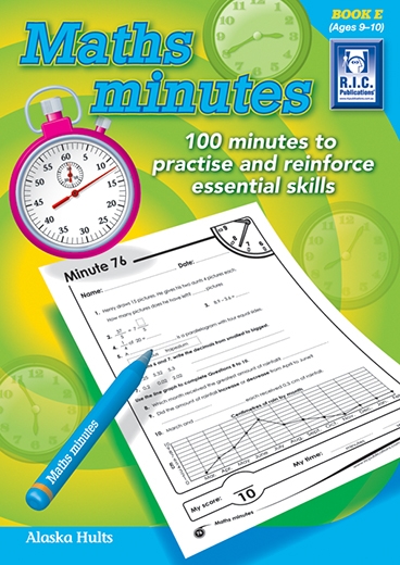 Picture of Maths Minutes – 100 minutes to practice and reinforce essential skills Book E – Ages 9–10