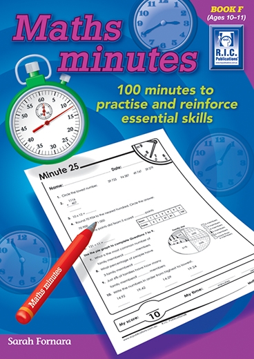 Picture of Maths Minutes – 100 minutes to practice and reinforce essential skills Book F – Ages 10–11