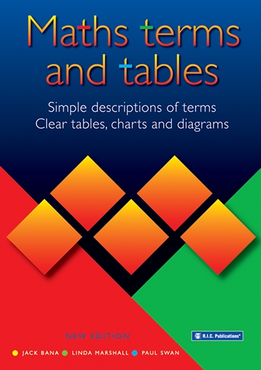 Picture of Maths Terms and Tables – Simple descriptions of terms, clear tables, charts and diagrams – Ages 8+