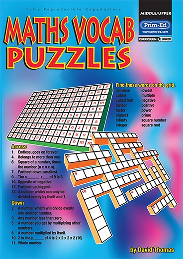 Picture of Maths Vocab Puzzles – Ages 9–13