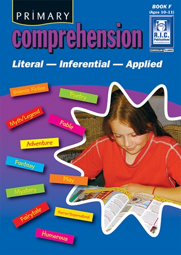 Picture of Primary comprehension – Literal, Inferential, Applied Book F – Ages 10–11