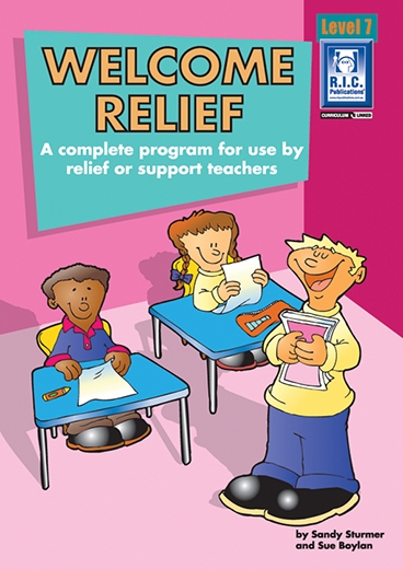 Picture of Welcome Relief – A complete program for use by relief or support teachers Book 7 – Ages 11–12