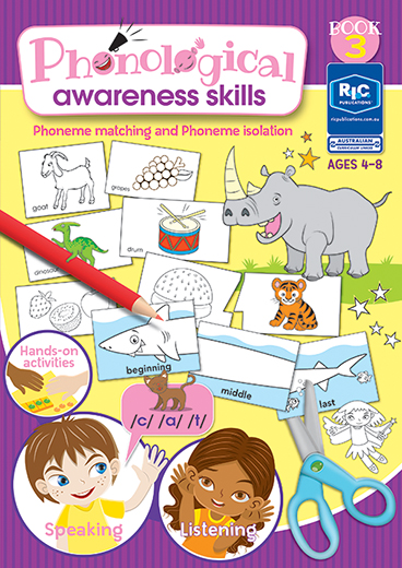 Picture of Phonological awareness skills – Phoneme matching and phoneme isolation – Ages 4–8