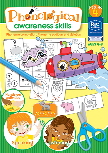 Picture of Phonological awareness skills – Phoneme completion, and phoneme addition and deletion – Ages 4–8