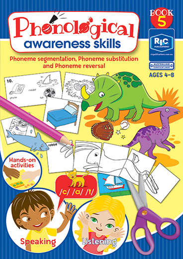 Picture of Phonological awareness skills – Phoneme segmentation, phoneme substitution and phoneme reversal – Ages 4–8